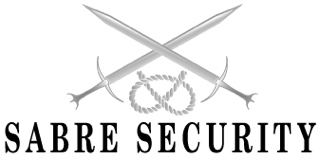 Sabre Security crossed swords emblem
